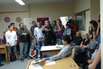 Directivos de los clubes de Funes se movilizaron. "Esto es una tomada de pelo", se quejaron.