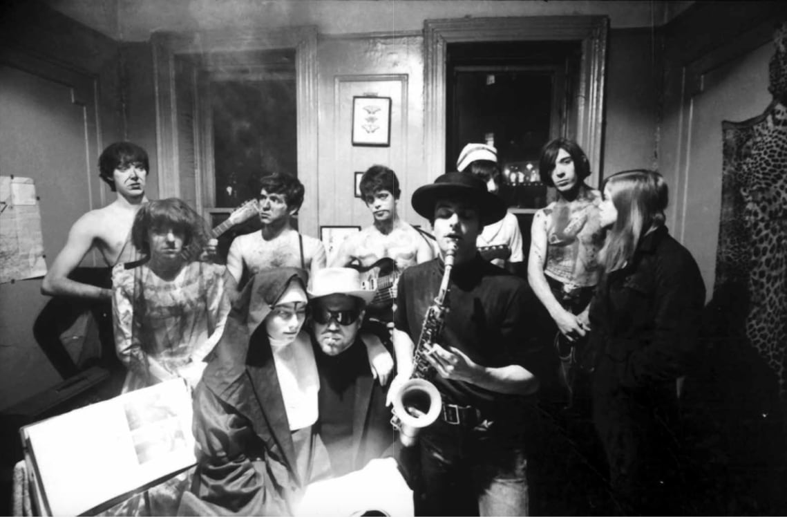The Velvet Underground actuando en una película underground (Foto: Adam Ritchie)