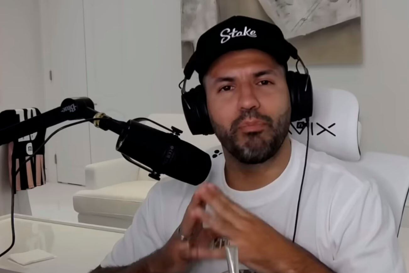 Kun Agüero criticó la sanción del penal a favor de Racing en el clásico contra Independiente.