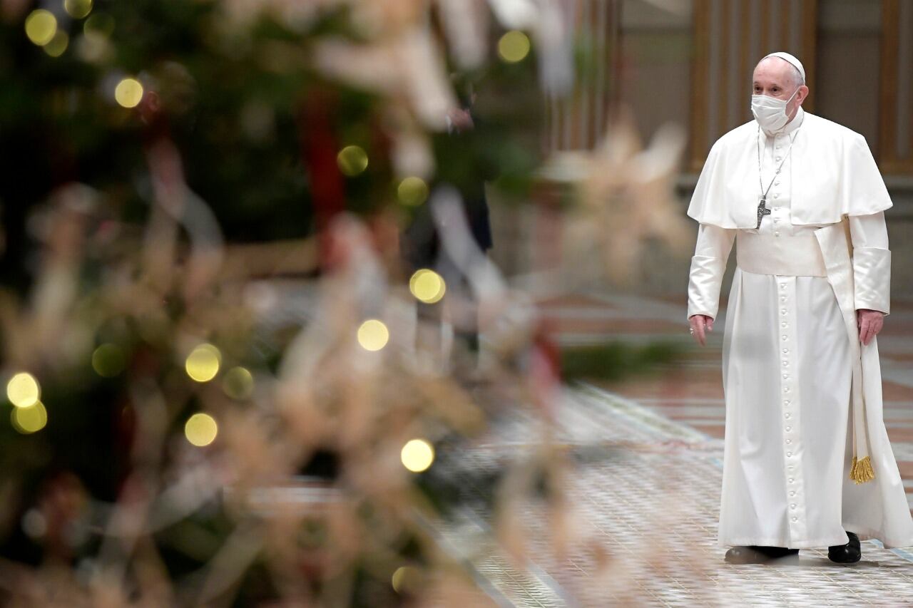 El Papa Francisco no habló desde la Plaza de San Pedro por las restricciones que impuso la pandemia.