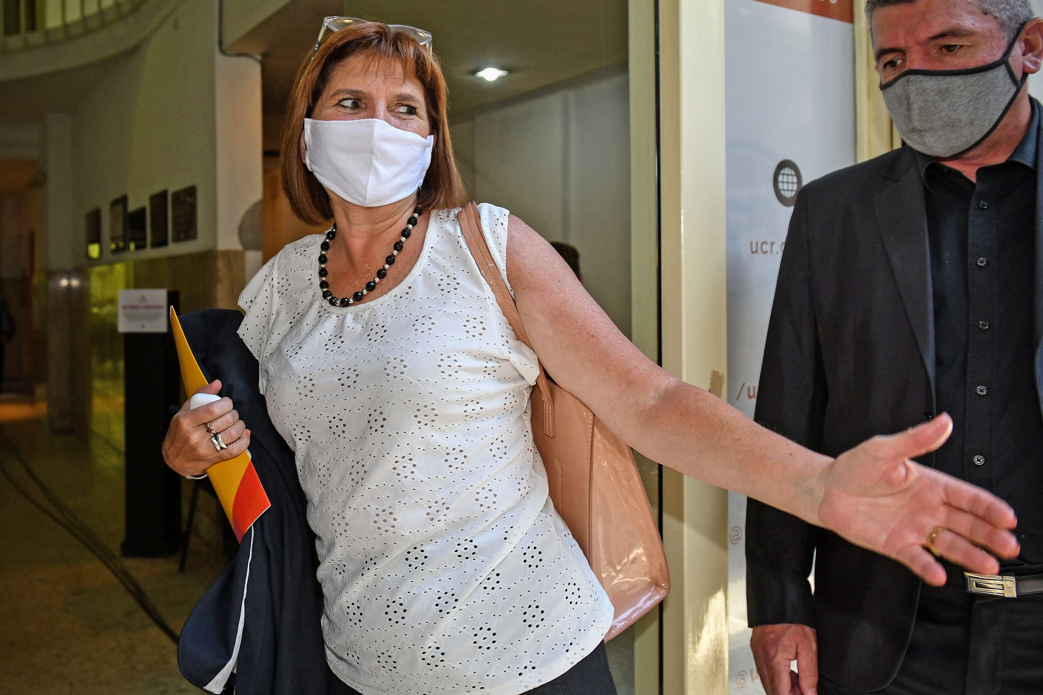 Patricia Bullrich impulsa la compra de vacunas por parte de los privados.