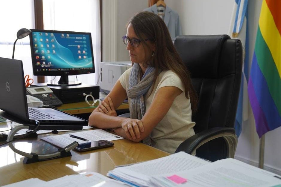 Elizabeth Gómez Alcorta, ministra de las Mujeres, Géneros y Diversidad.