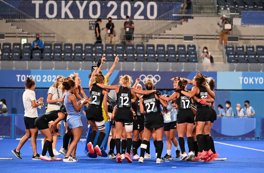 Las Leonas festejan un nuevo pase a la final de unos Juegos Olímpicos