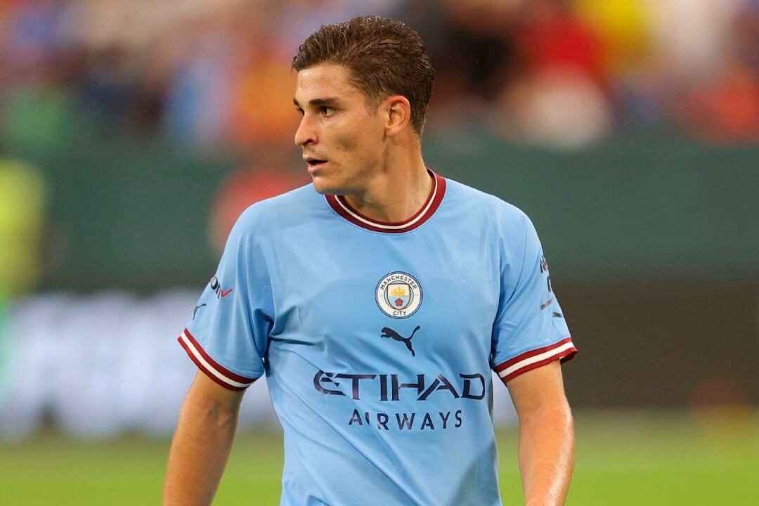 Julián Álvarez lleva 3 goles en 7 partidos con el City