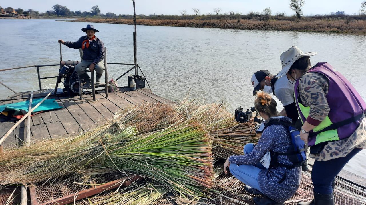 Filmación en el norte santafesino de un capítulo de Antología.