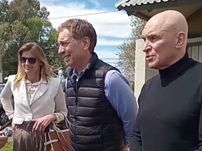 José Luis Espert junto a Diego Santilli