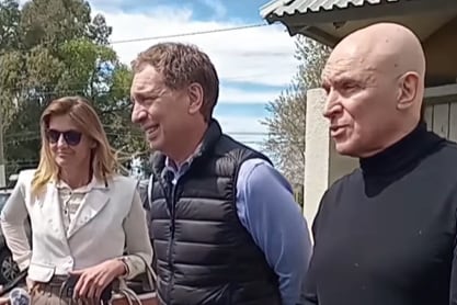 José Luis Espert junto a Diego Santilli