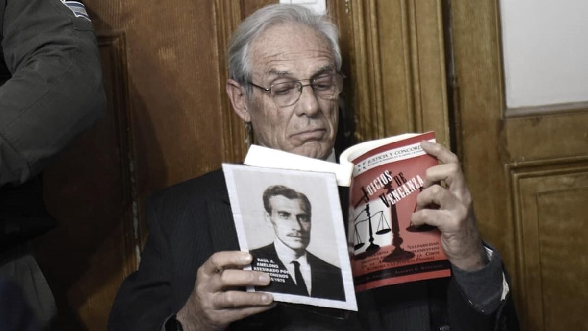 Juan Amelong tiene cinco condenas por delitos de lesa humanidad, tres de ellas a prisión perpetua 