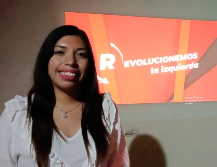 Andrea Villegas fue la candidata más votada de la izquierda. 