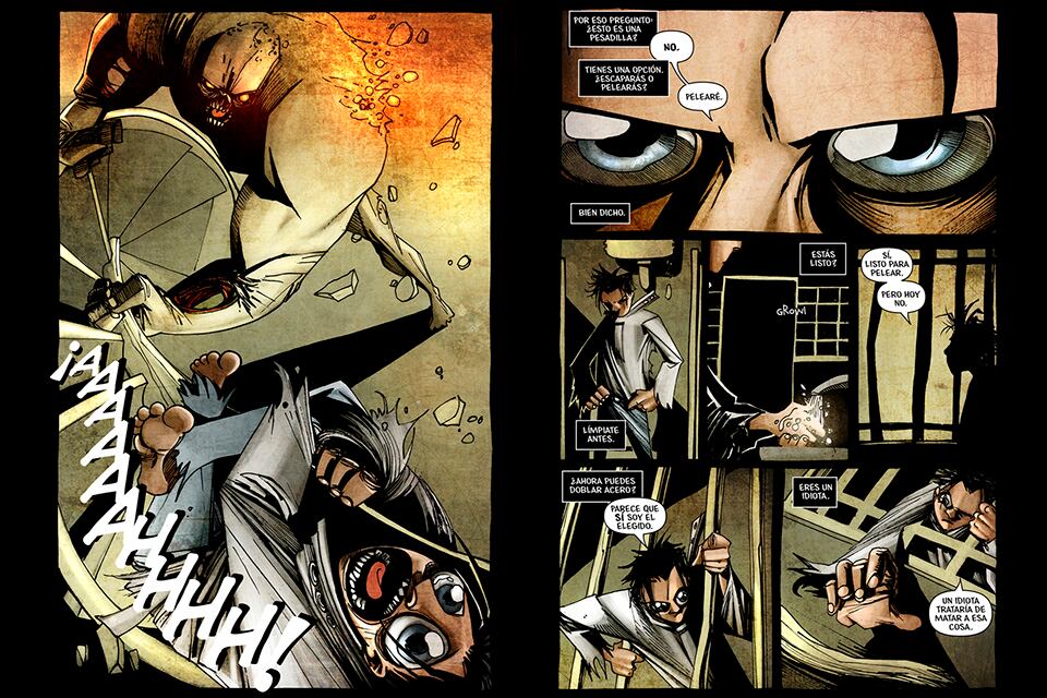 Viñetas de Ichabod Jones: Cazador de Monstruos.