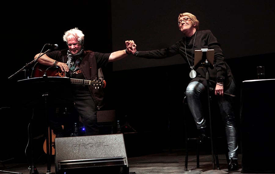 Parodi y Heredia dieron por primera vez en sus vidas un concierto en conjunto. Se fueron ovacionados.