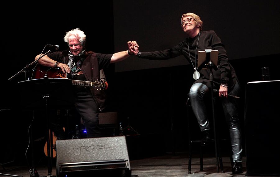 Parodi y Heredia dieron por primera vez en sus vidas un concierto en conjunto. Se fueron ovacionados.