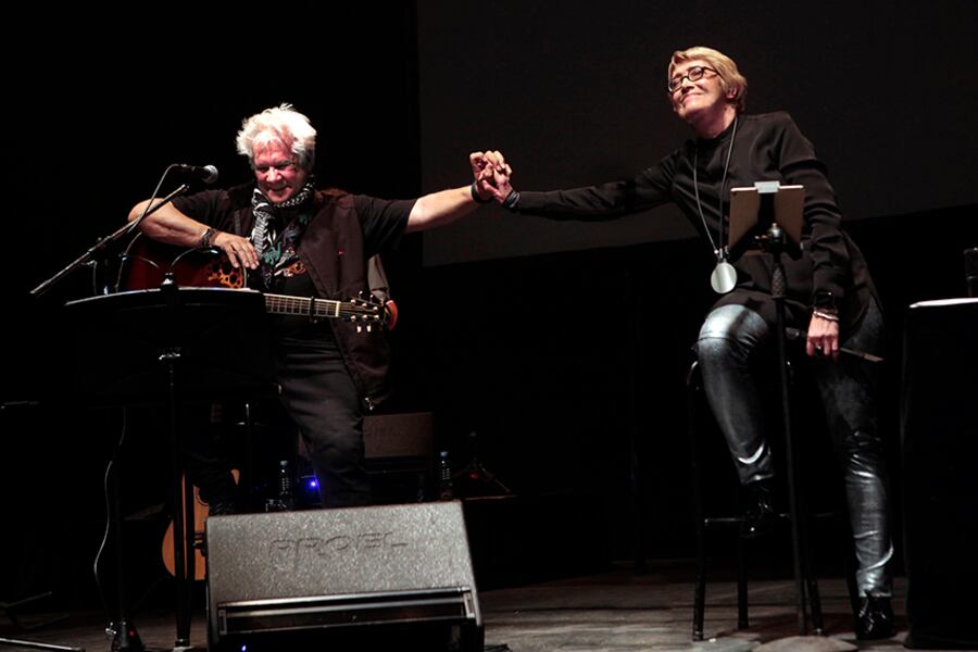 Parodi y Heredia dieron por primera vez en sus vidas un concierto en conjunto. Se fueron ovacionados.