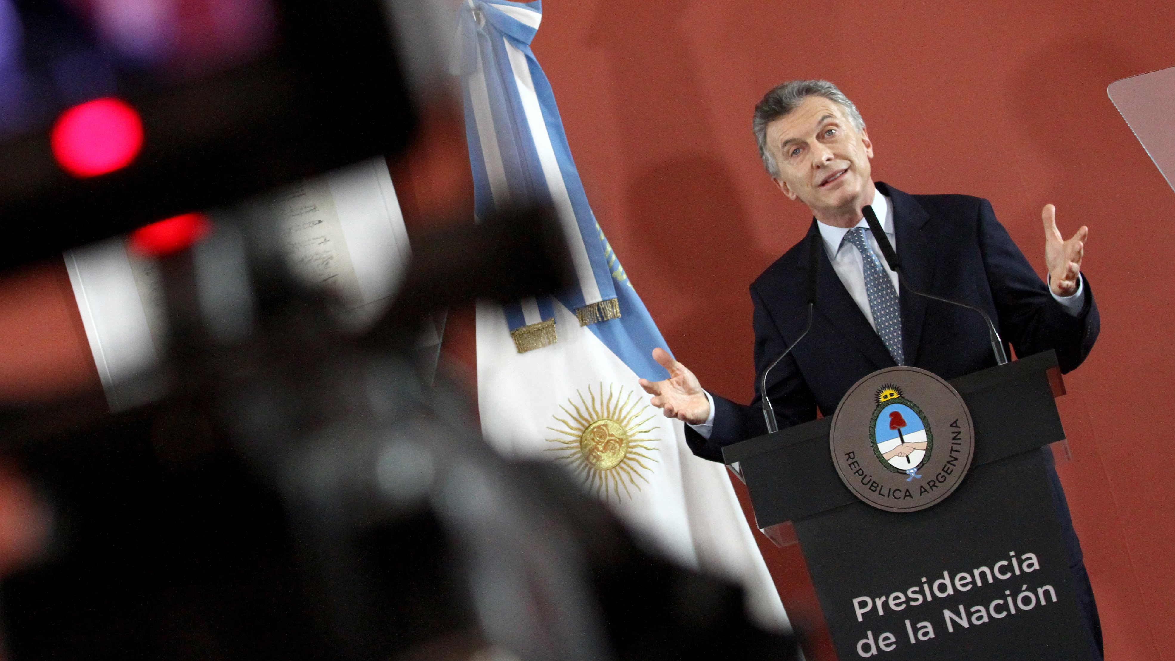 El presidente Mauricio Macri