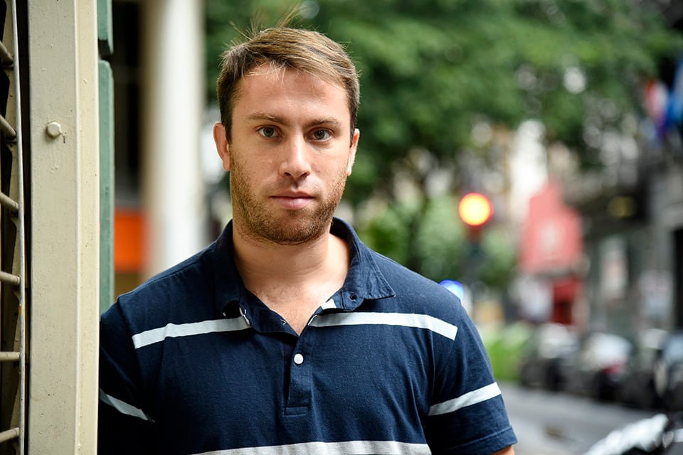 Mariano Romero, referente del Evita en la zona sur de Rosario.