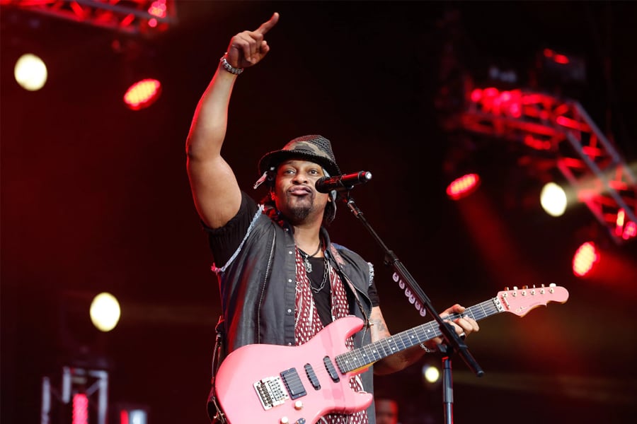 D’Angelo en el Festival Lovebox 2013. Imagen: Simone Joyner