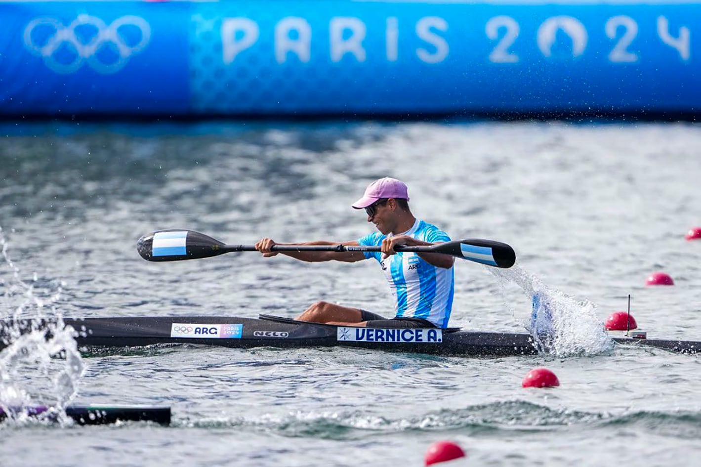 Agustín Vernice, cuarto en K1 1000 en Los JJOO de París 2024