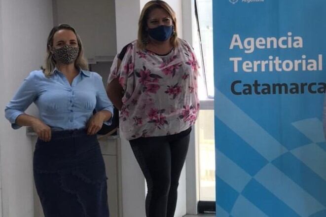 Elizabeth Fontao y Alejandra Reynoso. 