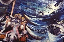 Ilustración de tapa del libro Un dique contra la madre.