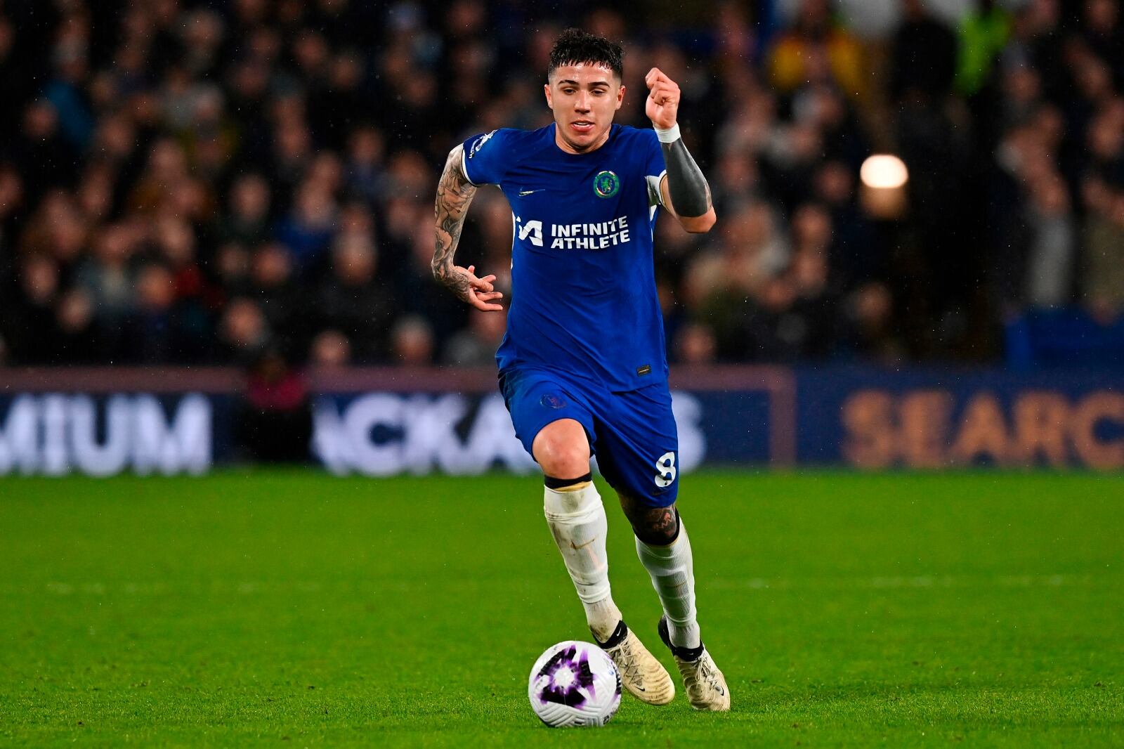 Enzo Fernández, llegó al Chelsea en enero de 2023.