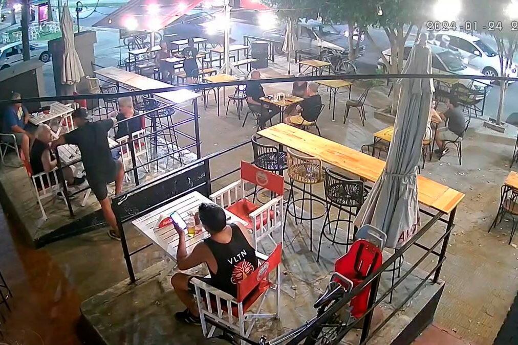 El bar Rondo, uno de los lugares atacados.