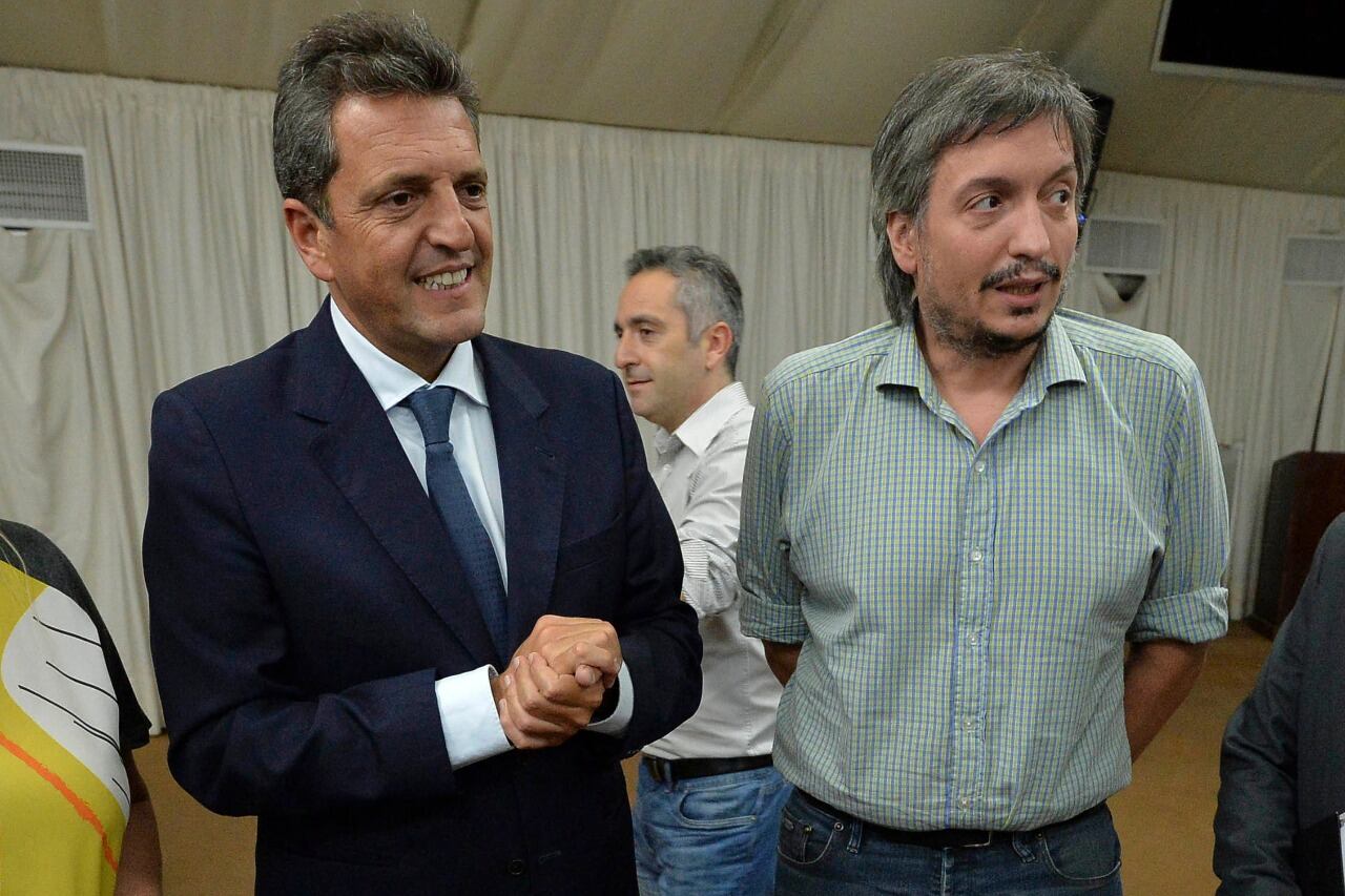Sergio Massa y Máximo Kirchner.