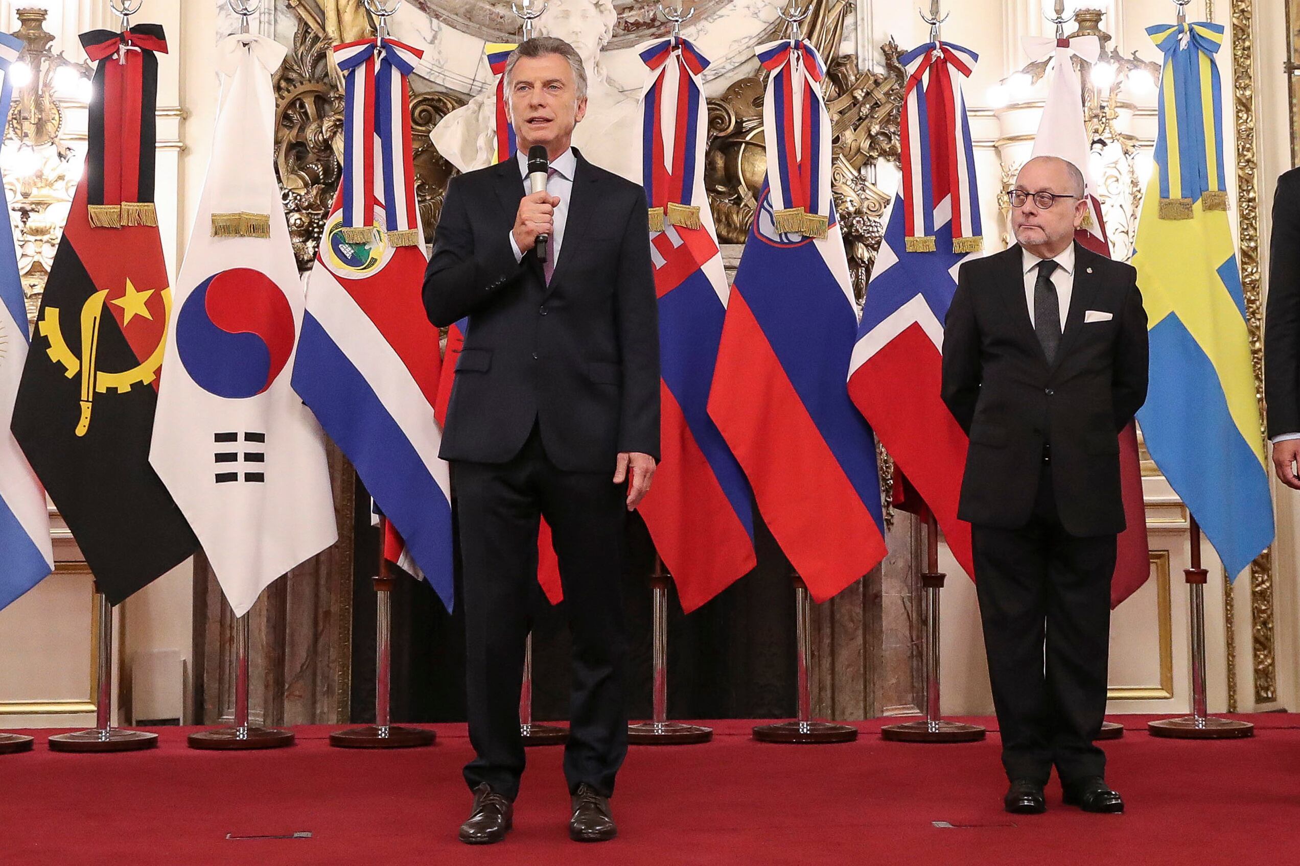 El ex presidente Mauricio Macri y su ex canciller, Jorge Faurie.