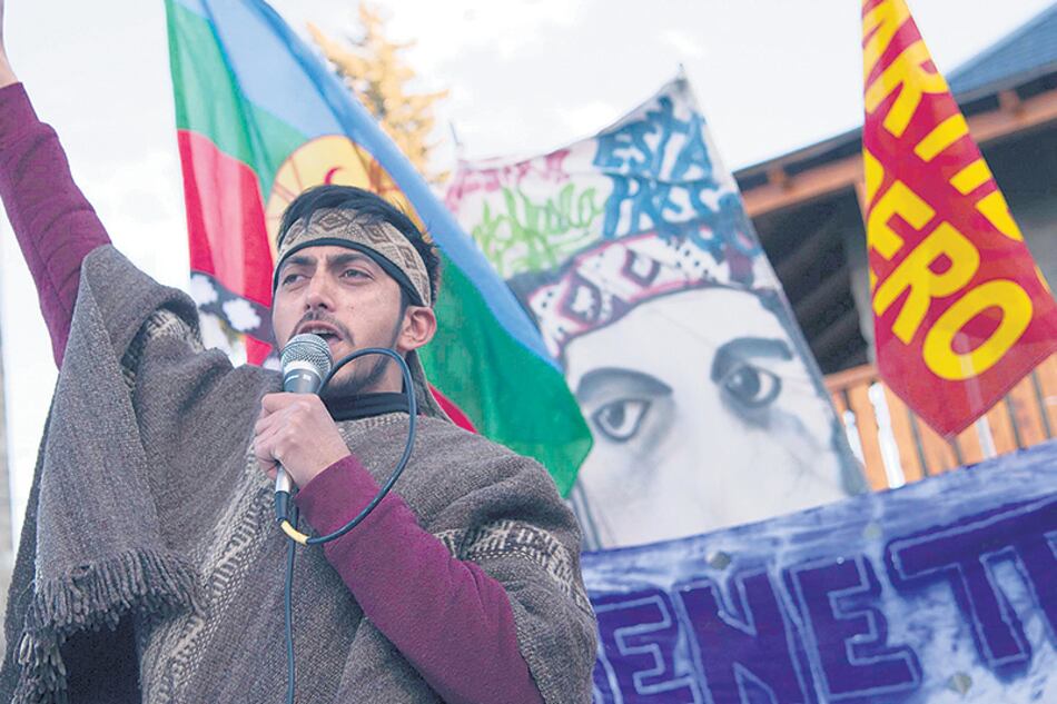 Facundo Jones Huala está detenido desde el 28 de junio en la cárcel de Esquel.