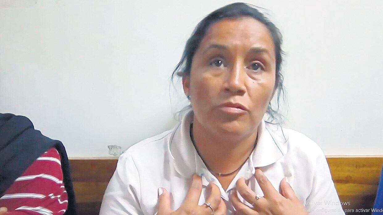 Adelina, la madre de Facundo Agüero, denunció que la policía golpeó salvajemente a su hijo.