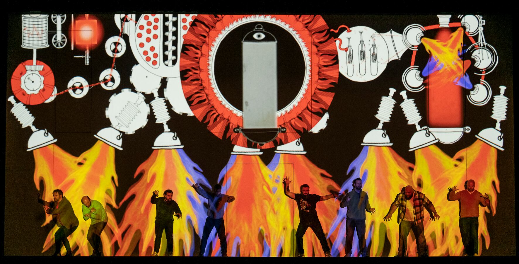 El concepto de la imagen fue fundamental para el diseño de esta puesta en escena. 