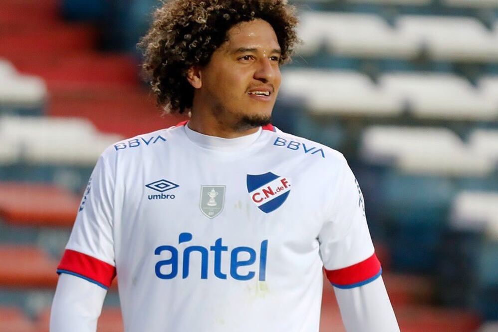 Felipe Gedoz, el mediocampista de Nacional que tiene coronavirus.