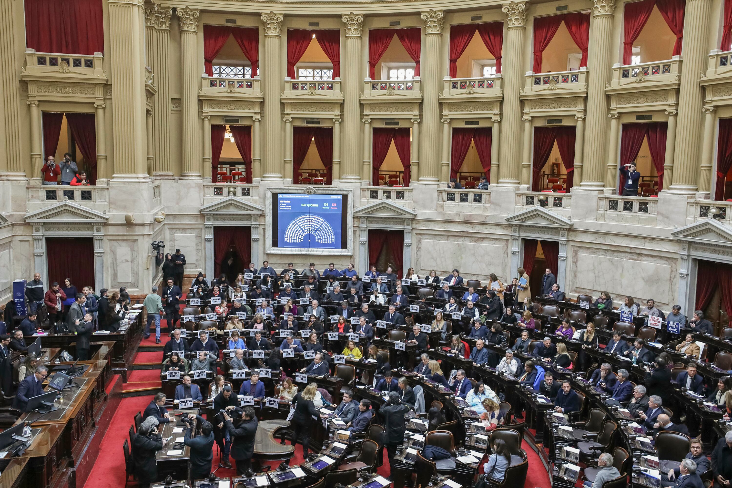 El peronismo y los sectores de centro buscan presentar dictamen el 4 de noviembre.