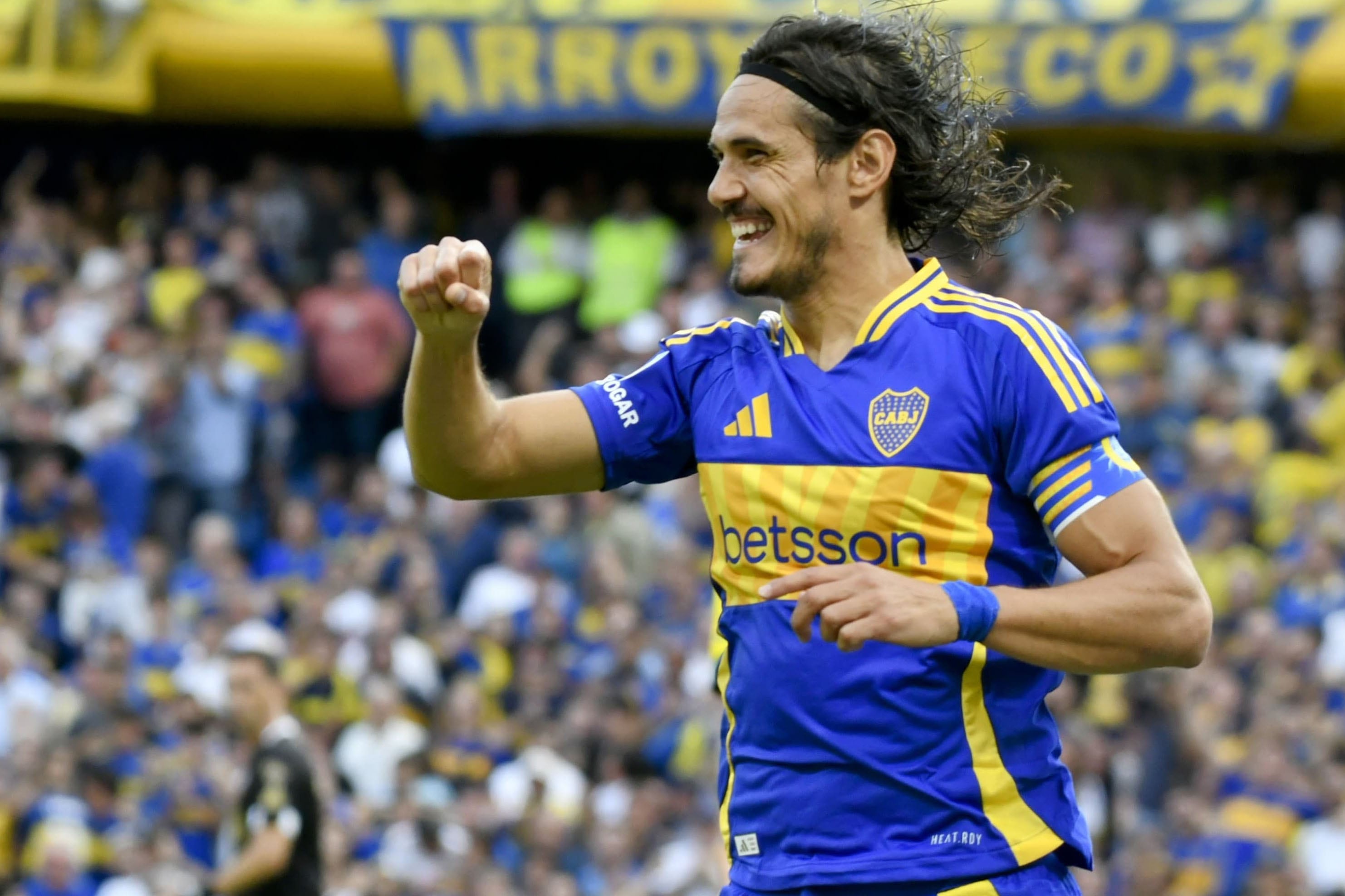 Edinson Cavani, delantero de Boca.