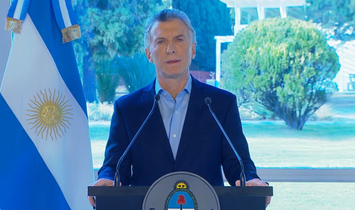 Macri hizo el anuncio en Olivos.