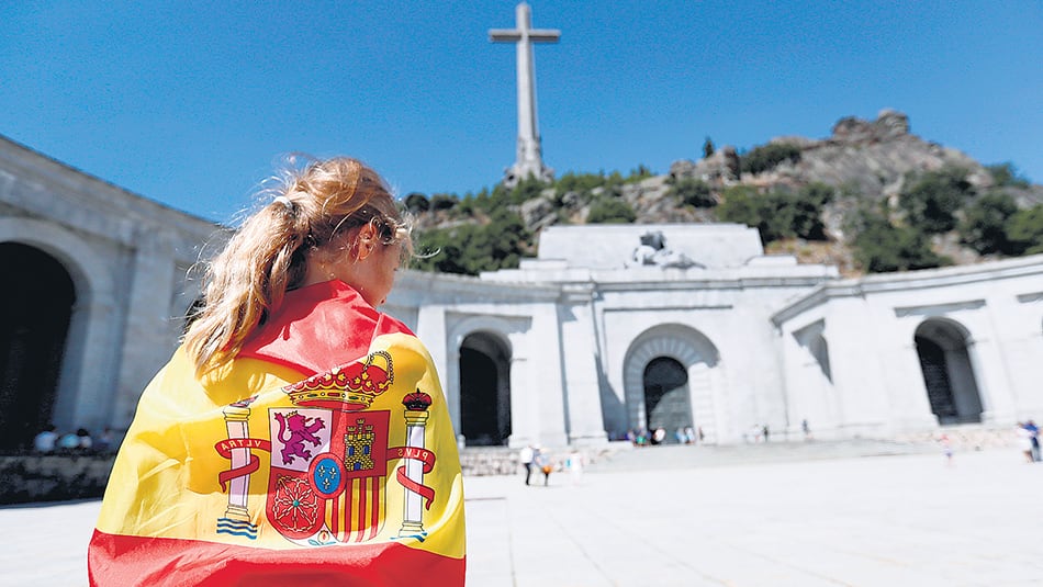 El mausoleo del Valle de los Caídos, donde están los restos de Franco.