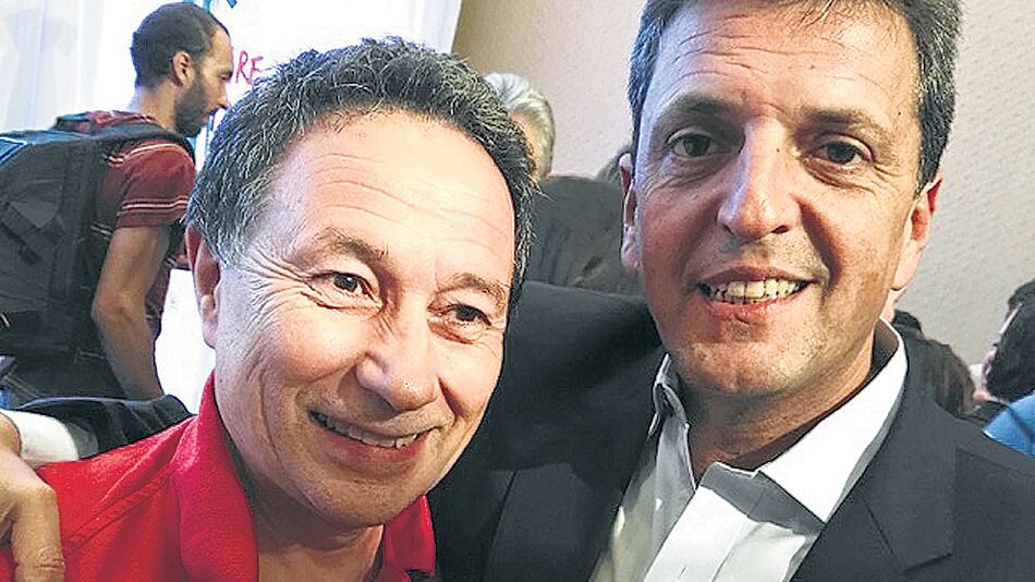 Jorge Ceballos y Sergio Massa, enfrentados por las listas.