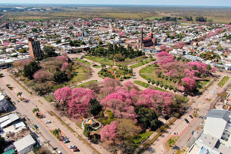 Vista áerea de Reconquista.