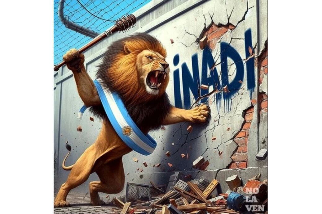 La imagen que Javier Milei publicó en sus redes en el marco de las amenazas de cierre del Inadi