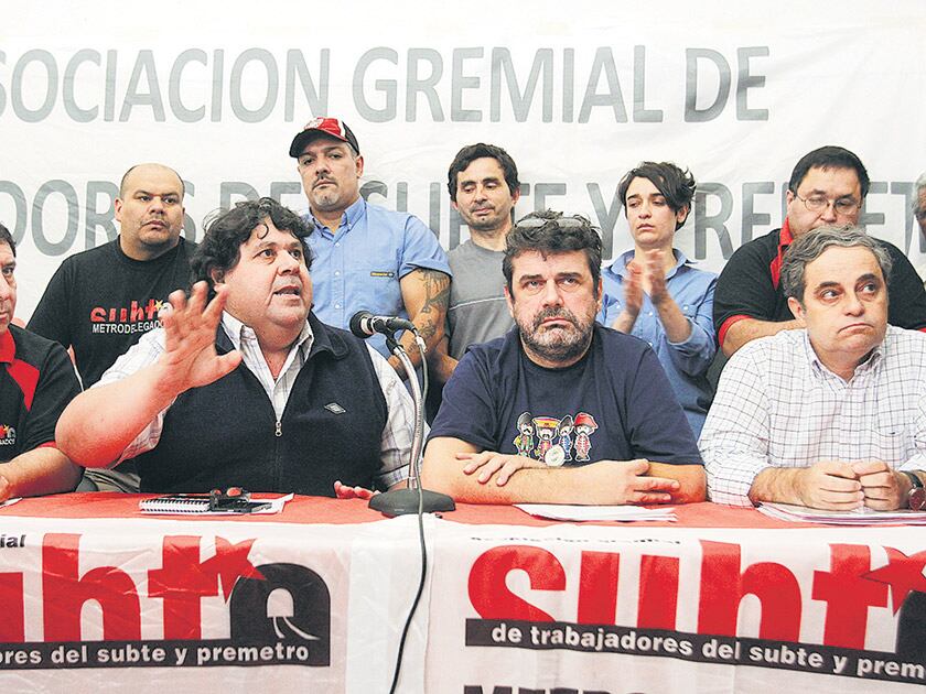 Néstor Segovia y Roberto Pianelli de Metrodelegados