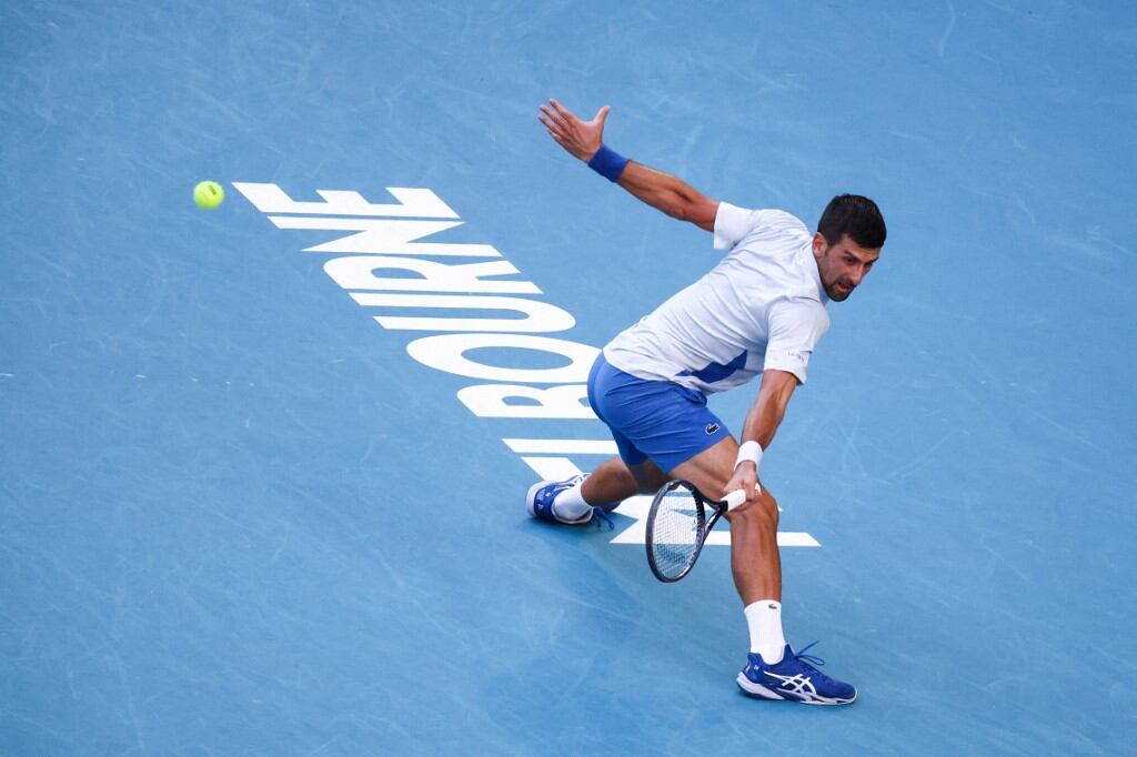Novak Djokovic cedió tres sets en lo que va del Abierto de Australia