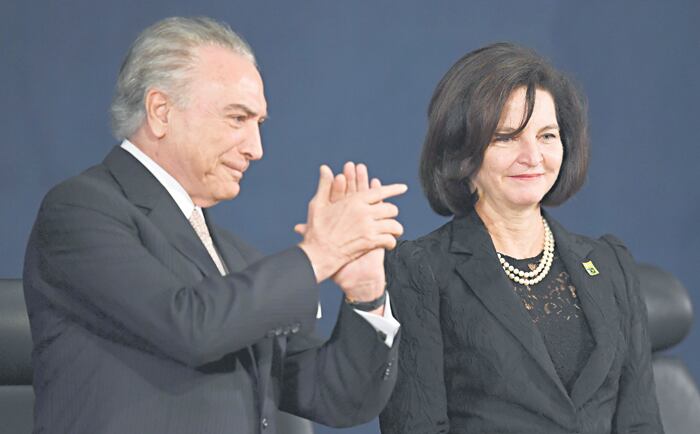 Raquel Dodge no mencionó al proceso Lava Jato, que tampoco fue citado en el discurso de Temer.