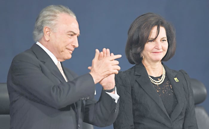 Raquel Dodge no mencionó al proceso Lava Jato, que tampoco fue citado en el discurso de Temer.