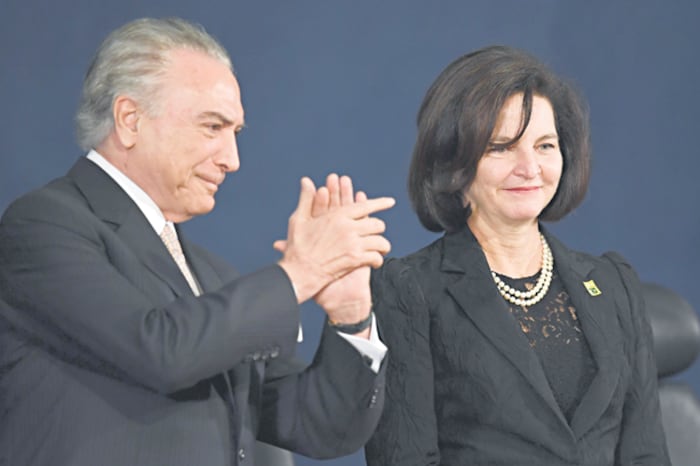 Raquel Dodge no mencionó al proceso Lava Jato, que tampoco fue citado en el discurso de Temer.