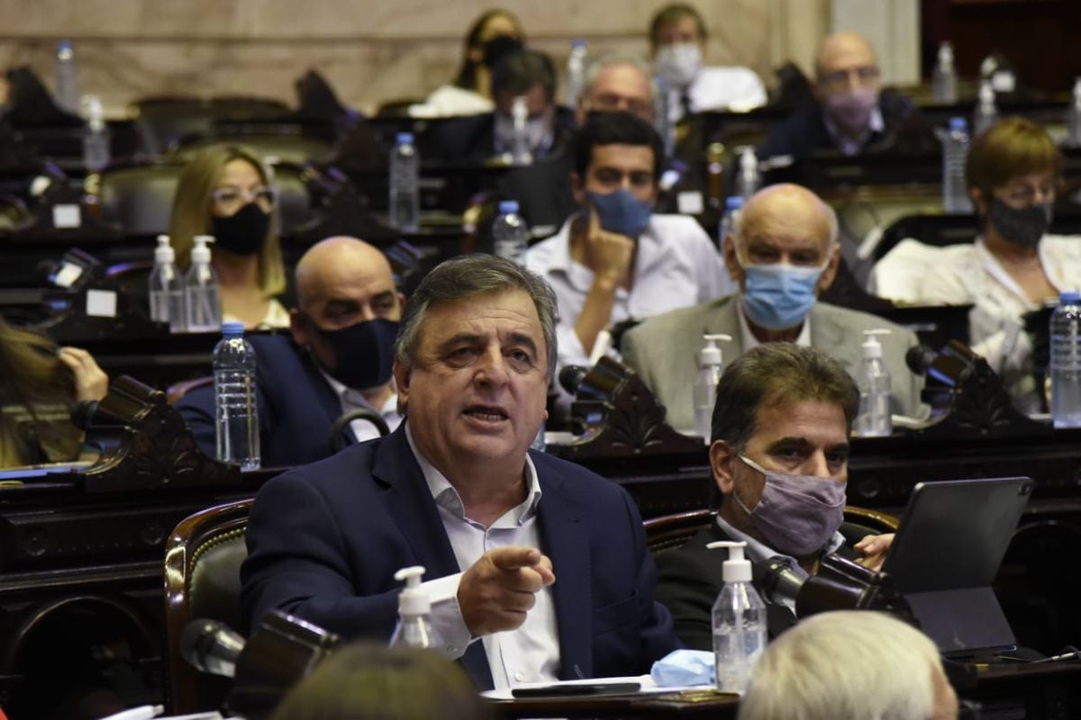 Mario Negri, presidente del interbloque de Juntos por el Cambio en Diputados.