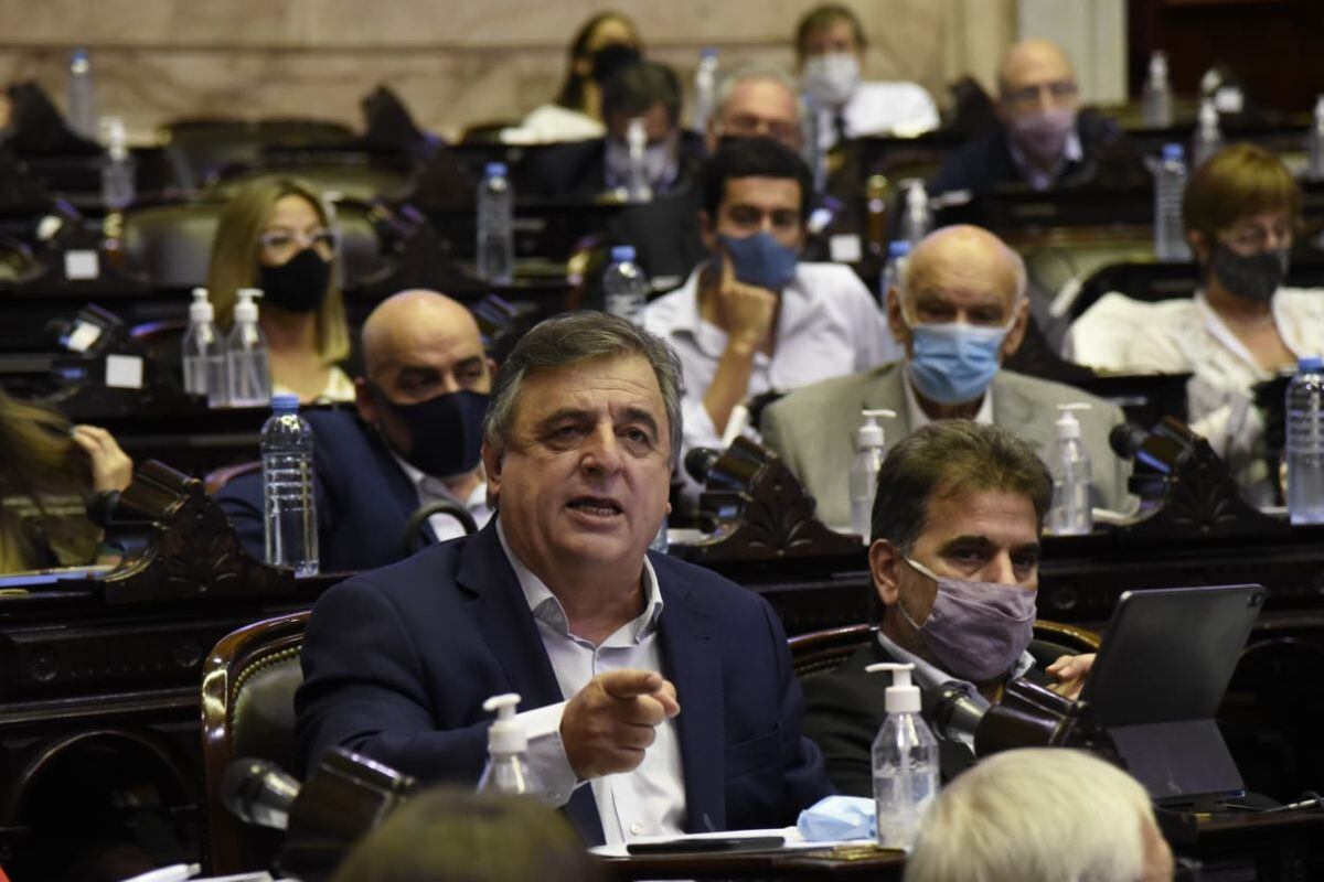 Mario Negri, presidente del interbloque de Juntos por el Cambio en Diputados.