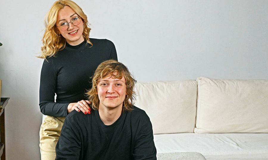 Iñaki Gutiérrez y Eugenia Rolón.