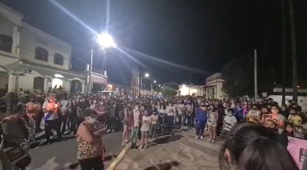 Movilización en Coronel Moldes