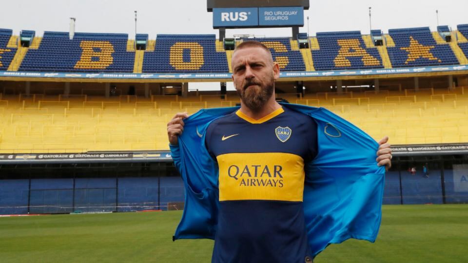 Daniele De Rossi, con 36 años, refuerzo estrella de Boca Juniors en este mercado.