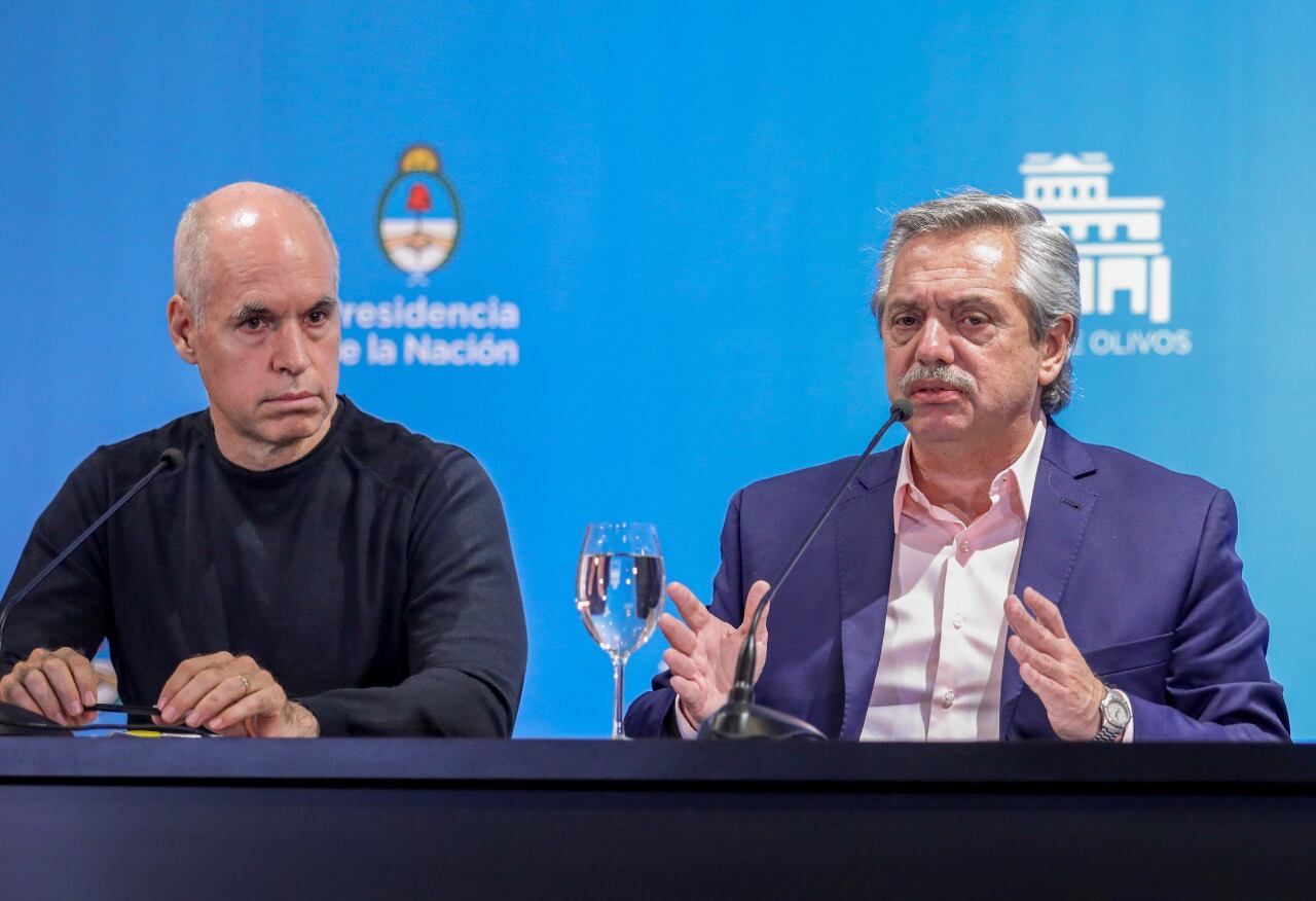 El presidente Alberto Fernández se reunirá con el jefe de gobierno porteño, Horacio Rodríguez Larreta.