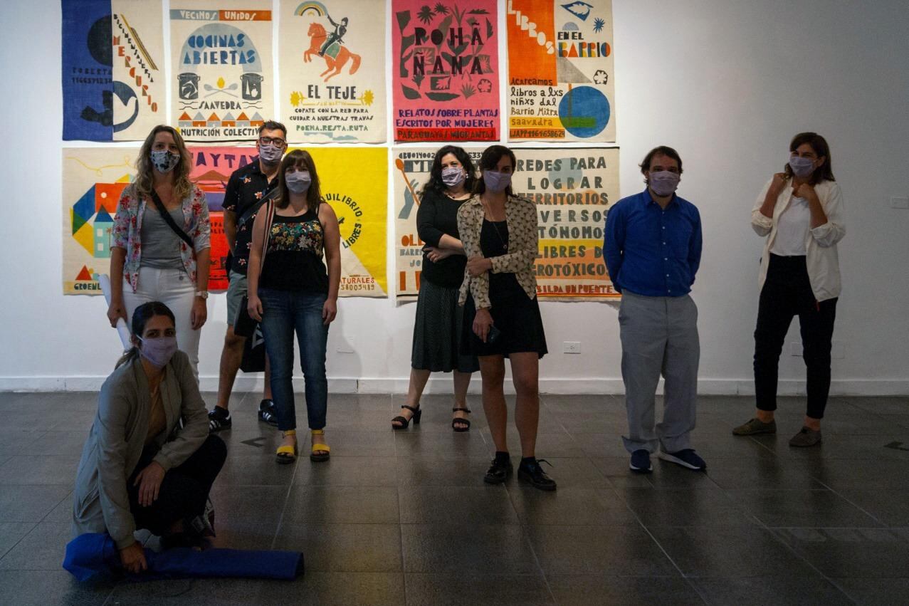 De la exposición participan las colectivas Boba y Fábrica de estampas, la artista Ivana Vollaro y su colega Pablo Rosales.